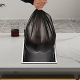 Built in Stainless Steel Trash Can Retractable Countertop Bin with Swing Flip Lid Kitchen Waste Disposal Hidden Paper Waste Container Gray Lid Trash Can