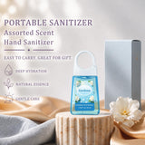 Sacubee 50 Pack Mini Hand Sanitizer Gifts Bulk with Clip on Loop 1.35 Fl oz