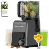 3-in-1 Cold Press Juicer Machines, 6.5" Mega Chute for Whole Fruit, Slow Masticating Juicer | Oxide Gray