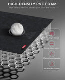 HAPBEAR Extra Large Exercise Mat-6'x8'x8mm(1/3 inch), Non-Slip, Ultra Durable, Thick Workout Mats for Home Gym Flooring Cardio