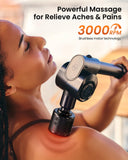 NAPRE Massage Gun with Heat and Cold,Deep Tissue Percussion Back Massager for Muscle/Neck/Body Pain Relief with Long Extension Handle,32-Speeds,Foldable with 5 Adjustable Angles,Mothers Day Gifts