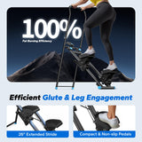 MERACH Stair Stepper for Home Gym Exercise, New Version Vertical Climber Machine for Full-Body Workout, Compact Folding Cardio Exercise Climber with Extended Step Range, Adjustable Handlebar & Pedals