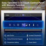 Velieta Upgraded 190 Bottles Wine Cooler Refrigerator,24 Inch Wide Wine Fridge with Professional Temperature Control System