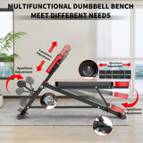 K KiNGKANG Adjustable Weight Bench,Roman Chair Load 500 LBS Workout Bench for Home Gym Workout Fitness Equipment Adjusts to Decline or Flat Bench