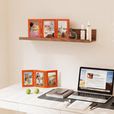 decorUhome Orange Triple 4x4 Picture Frame Vertical, MDOR08