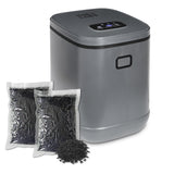The Lab Made LMCM Electric Food Composter – 24-Hour Kitchen Recycler, Odorless, Meat & Dairy Safe, Quiet Low Noise, 3.5L Capacity Indoor Compost Machine, Turn Food Waste into Fertilizer, Gray