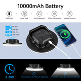 VAVOFO 42W LED Camping Lantern Rechargeable, 180 LED with 3 Lighting Modes, 4000LM, 10,000mAh Portable Tent Light with Magnet, IP65 Waterproof for Emergencies ,Power Outages,Hiking (Black)