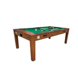 RACK Luxor 7.5-Foot 4-in-1 Multi-Game Swivel Billiard/Pool Table (Green Felt Without Bench) – Pool Table, Table Tennis, Air Hockey & Dining Table – Portable Multi Game Table for Adults & Kids