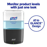 PURELL ES6 Automatic Wall-Mounted Hand Soap Dispenser, Graphite, Compatible with 1200 mL PURELL HEALTHY SOAP Refills (Pack of 1) - 6434-01 - Manufactured by GOJO, Inc.