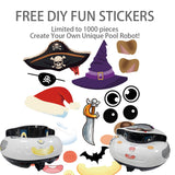 POOLPURE AquaGuard SE II Cordless Robotic Pool Cleaner - 120Min Runtime with 5000mAh Battery, Dual 30W Motor Power for Above Ground & Inground Pools, Auto Cleaning with Self-Parking