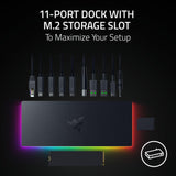 Dock Chroma: 11 Port Docking Station with M.2 SSD Slot - 120Gbps Transfer Speeds - 3X 4K Displays at 144 Hz on TB5/4 Laptops