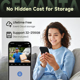 CEMANTA 2.5K Video Doorbell Camera Wireless with Chime,Free Cloud Storage