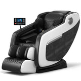 AVSAMOQ Massage Chair Full Body, Zero Gravity Massage Chair Recliner with Air Pressure, 8 Fixed Massage Rollers, Heating, Foot Roller, Bluetooth Speaker, for Home Office Men Women (Black)
