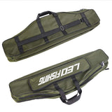 Conskyee Fishing Rod Case, Portable Foldable Fishing Pole Bag,Double Layer Large Capacity Oxford Fishing Travel Storage Bag (80cm/2.62ft)