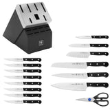 Razor-Sharp 16-pc Self Sharpening Knife Block Set | German Engineered HENCKELS