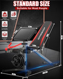 Professional Weight Bench with Leg Extension & Leg Curl & Preacher Curl, Heavy-Duty Adjustable Weight Bench Press Set Incline Decline Flat Workout Bench Full Body Strength Training