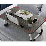 PPXCZZ Laptop Bed Table Foldable Lap Desk Stand Adjustable Laptop Table for Bed Notebook Desk Portable Notebook Bed Tray with Cup Holder