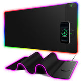 XXL RGB Gaming Mouse Pad with 15W Magnetic Wireless Charger