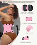 FeelinGirl Workout Waist Cincher Trainer Corset Shaper Tummy Slimmer Plus Size Belly Band for Women Pink XS