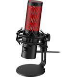 QuadCast 2 – USB Microphone for Gaming, Streaming and Podcasting, with On-Board Controls, LED Lighting, Removable Shock Mount, PC, Mac, PS5, PS4, USB-C - Black HyperX