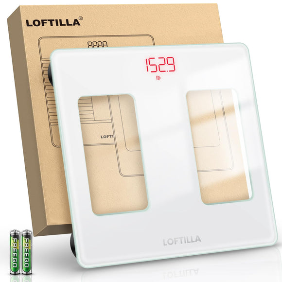 Bathroom Scale for Body Weight, Highly Accurate Weight Scale LOFTILLA