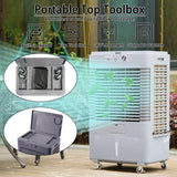 YougetTech 37'' Swamp Cooler Outdoor, 3000CFM Evaporative Air Cooler with 8 Gal Water Tank, Portable Evaporative Cooler with Dust proof bag, 120° Oscillation, 3 Speed for Garage, Yard, Patio, Grey