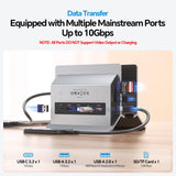 MacBook Docking Station Dual Monitor, Vertical Mac Laptop Docking Station Dock Stand