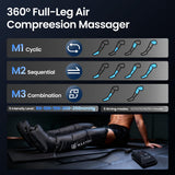 Maxtorc FSA-HSA Eligible Compression Recovery Boots, Air Boots Pressotherapy Boots 50-250 mmHg, Full Leg Compression Massager for Improved Circulation, Lipedema, Lymphatic Leg Massager, Pain Relief