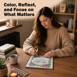 2PCS Christian Coloring Books by Puraesla - Bible Verse Scripture Inspirational Spiral Bound Coloring Pages for Women, Adults, Kids & Teens | Faith-Based Relaxation & Devotional Art Gift