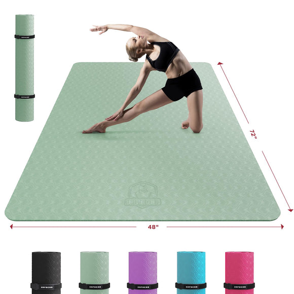 HAPBEAR Extra Large Yoga Mat - 72