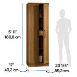 Sauder HomePlus Storage Cabinet/ Pantry cabinets, Sienna Oak finish