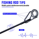 Sougayilang Spinning Fishing Rod Reel Combos,Portable Telescopic Fishing Pole,12+1 Ultra Smooth Spinning reels for Travel Saltwater Freshwater Fishing Sougayilang