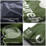 Naturehike Lightweight Compact Sleeping Bag, 59℉/32℉ Envelope Ultralight Backpacking Sleeping Bag Portable, Waterproof with Compression Sack for Cold&Warm, Camping, Traveling, Hiking