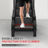 Stepper Machine, GMWD Stair Climber with LED Screen, Commercial Grade Stair Stepper Exercise Machine with 15 Resistance Levels, 441LBS, 24-164 Steps/Minute, Black
