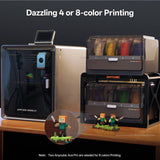 Anycubic Multicolor 3D Printer, Kobra S1 Combo Core XY Stable Structure with Sealed Printing