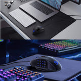 UtechSmart Venus Gaming Mouse RGB Wired, 16400 DPI High Precision Laser Programmable MMO Computer Gaming Mice