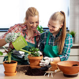 Garden Tool Set, 12 Pieces Gardening Kit Stainless Steel Tools with Floral Organizer Handbag Succulent Cultivation Lawn Supplies