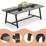 Tribesigns 6FT Rectangle Conference Table, 70.87L x 33.46W x 29.92H Inches Meeting Table for Conference Room