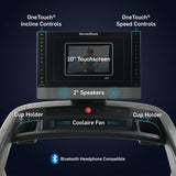 NordicTrack Commercial Series 1250; iFIT-Enabled Treadmill for Running and Walking with 10” Pivoting Touchscreen