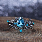 Topaz Wedding ring set (Topaz)