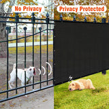 Privacy Screen Fence, Outdoor Fencing Panels, Garden Windscreen Mesh Shade Sail Net Barrier