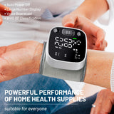 Oklar Wrist Blood Pressure Monitor, FDA Cleared Rechargeable Blood Pressure Machine with Adjustable Cuff (4.92-8.46 Inches), 240 Reading Memory for 2 Users, Voice Broadcast, Storage Case Included