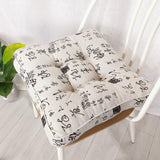 HXAZGSJY Chair Cushions for Dining Chairs Bohemian Soft Patio Chair Pads Indoor Office Home Kitchen Square Dining Chair Cushion Pillow Calligraphy 20"x20"x4"