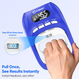 FitBeast Grip Strength Trainer Kit, Digital Grip Strength Tester with Dual-Resistance Ring & Soft Stress Ball for Recovery, Therapy & Hand Strength Improvement (Hand Rehab 3-in-1 Kit)