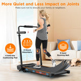 Walking Pad with 12% Incline, Under Desk Walking Pad Treadmill with Adjustable Height Handle Bar & Removable Desk, 3 in 1 3.5HP Foldable Treadmill 300lbs Capacity for Home Office with Remote Control