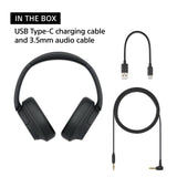 Noise Canceling Wireless Headphones Bluetooth Over The Ear Headset with Microphone and Alexa Built-in, Black New Sony