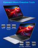 CHUWI HeroBook Pro 14.1'' Laptop, 256GB SSD 8GB RAM, Windows 11 Laptop, 1TB SSD Expand, Intel Celeron N4020(up to 2.8GHz), 2K FHD IPS Display, Ultra Slim, Mini-HDMI, 5G WiFi, USB3.0, Webcam,TF Card CHUWI