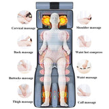 CNPSMYF [New Upgraded] Massage Mats, Full Body Massage Mat with Heat and Pulse Shiatsu Neck, Back Massager for Pain Relief Deep Tissue, Back Massage Pad with Lumbar Support Traction Device
