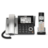 Expandable Corded/Cordless Phone with Smart Call Blocker, Black/Silver with 1 Handset AT&T