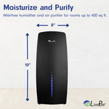 LivePure True HEPA Air Purifier & Humidifier, Sage